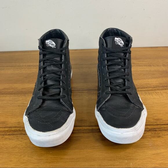 Vans Sk8-Hi Perforated Leather Womens Sneaker - Picture 2 of 9